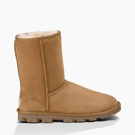 UGG Essential Short Brown Boots for Women (DAJT98275)